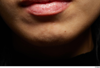 HD Face Skin Komori Yuna chin face lips mouth skin…